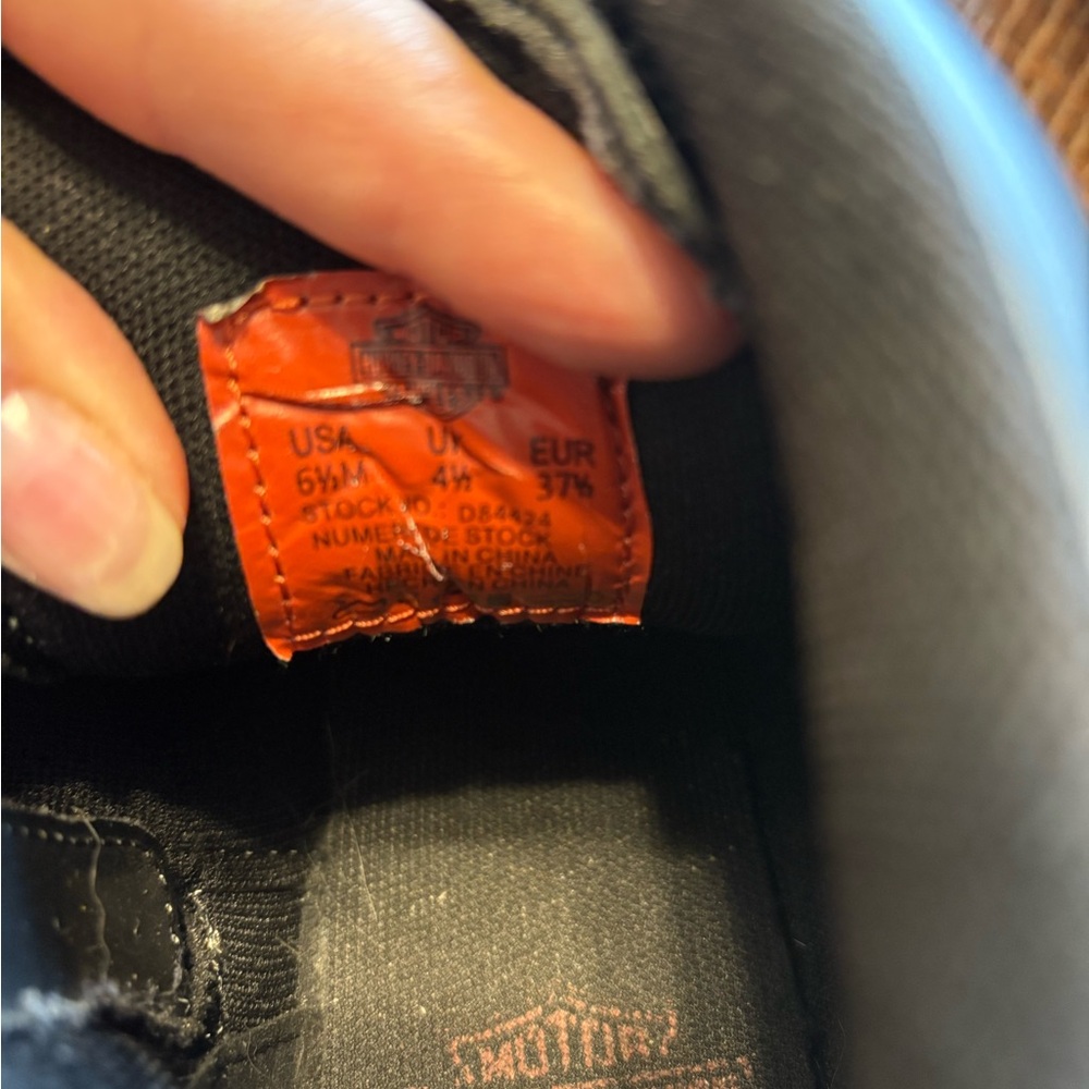 Harley-Davidson Tegan Lace Up with Side Zipper Boot - Picture 4 of 6